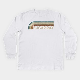 Sugar Ray Retro Stripes Kids Long Sleeve T-Shirt